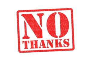 Dealing with "No" as a leader.
